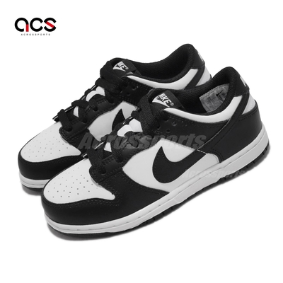 Nike 童鞋 Dunk Low PS 中童鞋 幼童 黑白 熊貓 經典鞋 CW1588-100