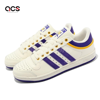 adidas 休閒鞋 Top Ten Low 男鞋 白 紫 黃 低筒 湖人 Lakers 復古 愛迪達 GY2516