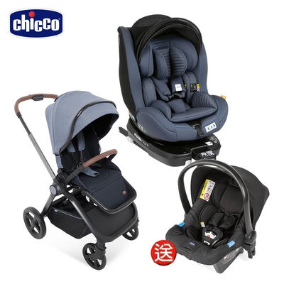 chicco-MYSA時尚手推車+Seat3Fit Isofix安全汽座Air版