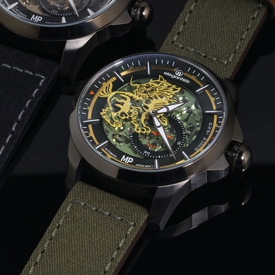 elegantsis 愛樂時 ROCMP憲兵 限量機械腕錶 ELJX65AS-MP-8G01LC