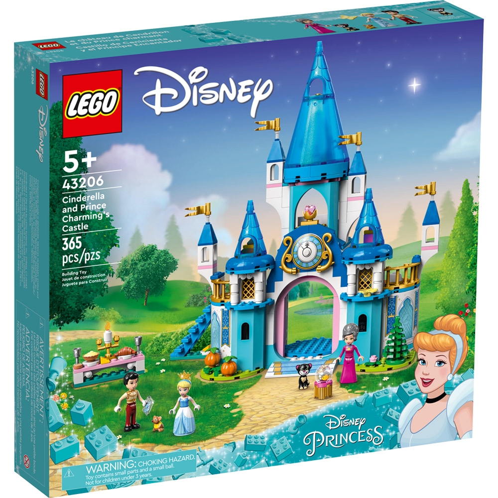 樂高LEGO 迪士尼公主系列 - LT43206 Cinderella and Prince Charming's Castle