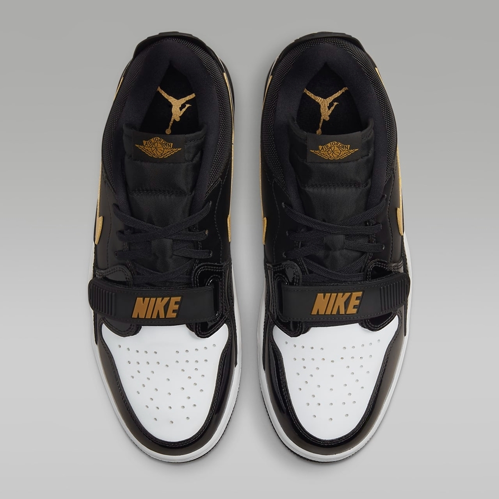 NIKE AIR JORDAN LEGACY 312 LOW 男運動籃球鞋-黑白金-CD7069071