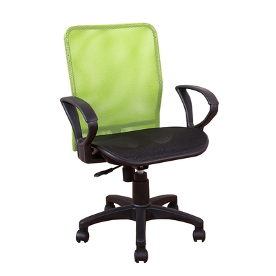 DFhouse 迪拉德-全網電腦辦公椅-綠色