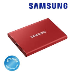 SAMSUNG 三星T7 500G USB 3.2 Gen 2移動固態硬碟 金屬紅 (MU-PC500R/WW)