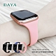 【DAYA】Apple Watch 1/2/3/4/5/6/7 38/40/41mm 細款純色矽膠運動替換錶帶 product thumbnail 1