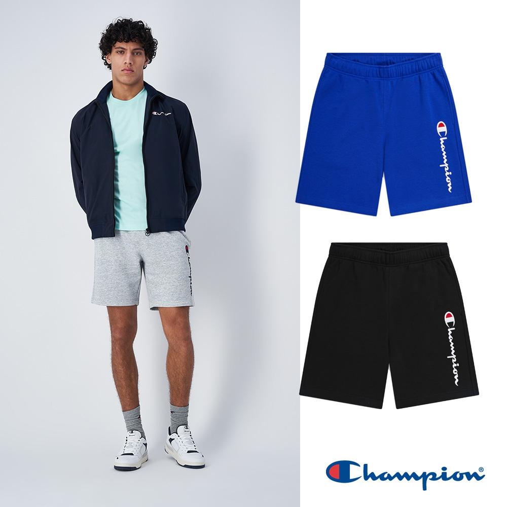 Champion-經典款印花LOGO短褲-男(3色) (S)