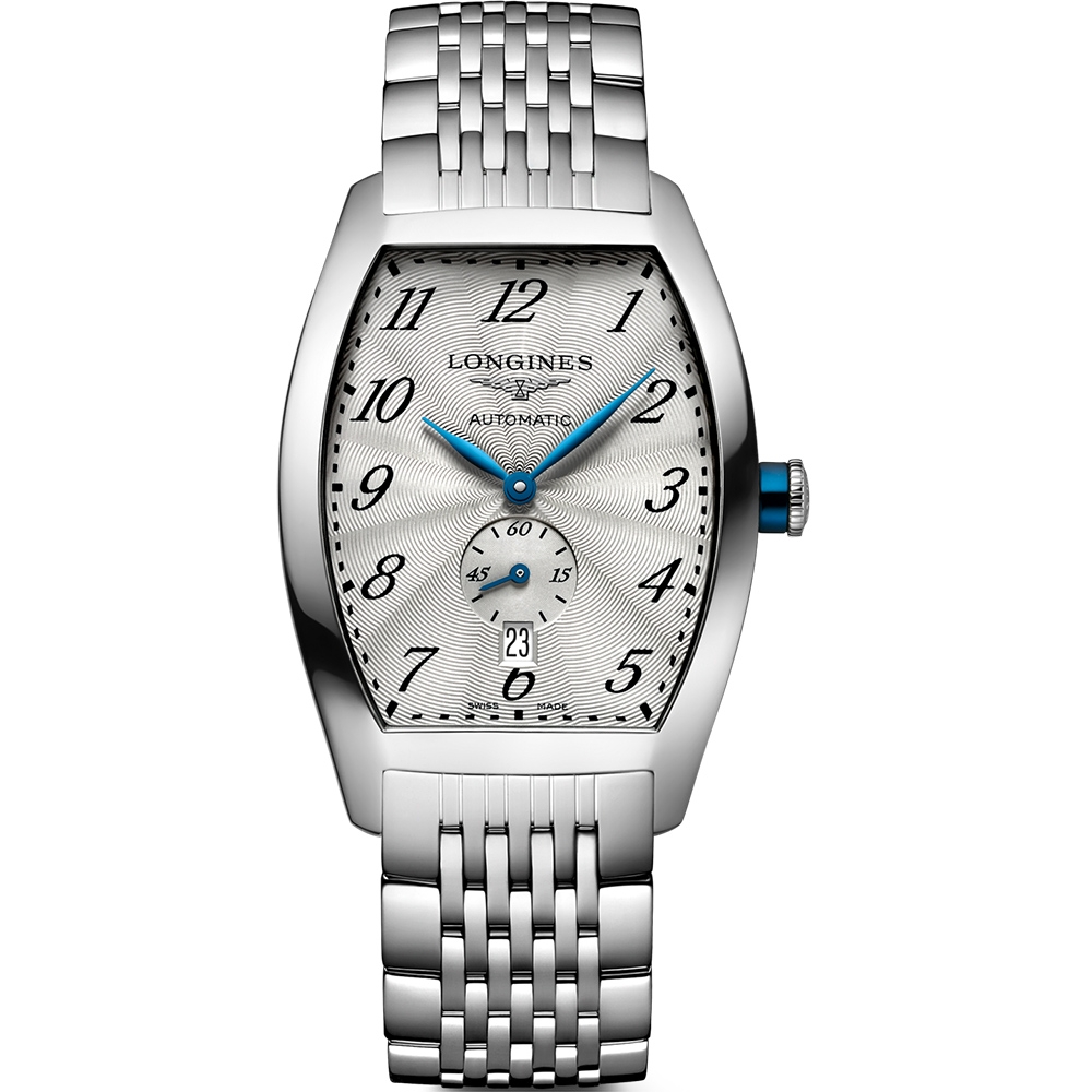 LONGINES 浪琴 官方授權 Evidenza 藝術酒桶型腕錶 L2.642.4.73.6