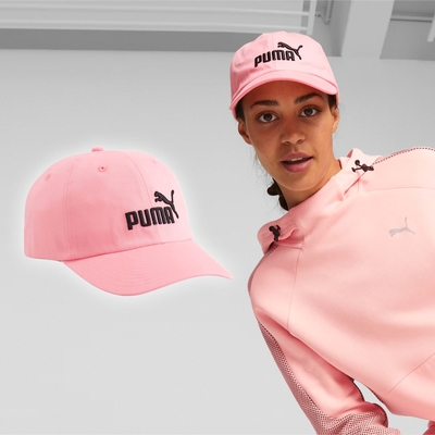 Puma 帽子 Essentials No.1 男女款 粉 黑 鴨舌帽 棒球帽 老帽 刺繡Logo 可調式 02435712