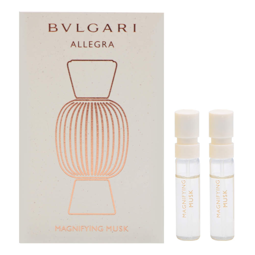 BVLGARI寶格麗 ALLEGRA悅享盛典系列 麝香精醇淡香精1.5ml 針管 *2入組