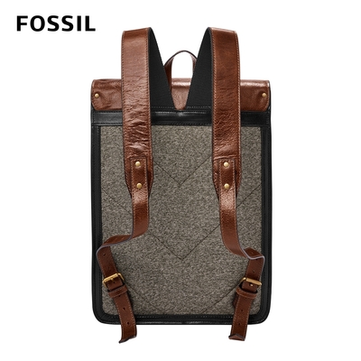 FOSSIL Greenville 復古劍橋後背包-深棕x黑色MBG9546021 | Yahoo奇摩 