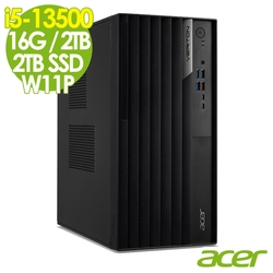 Acer 宏碁 Veriton VM8715G 商用電腦 (i5-13500/16G/2TB+2TB SSD/W11P)