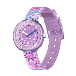 FLIKFLAK 兒童手錶 散花 FLOWER CHAOS (31.85mm) 瑞士錶 兒童錶 手錶 編織錶帶