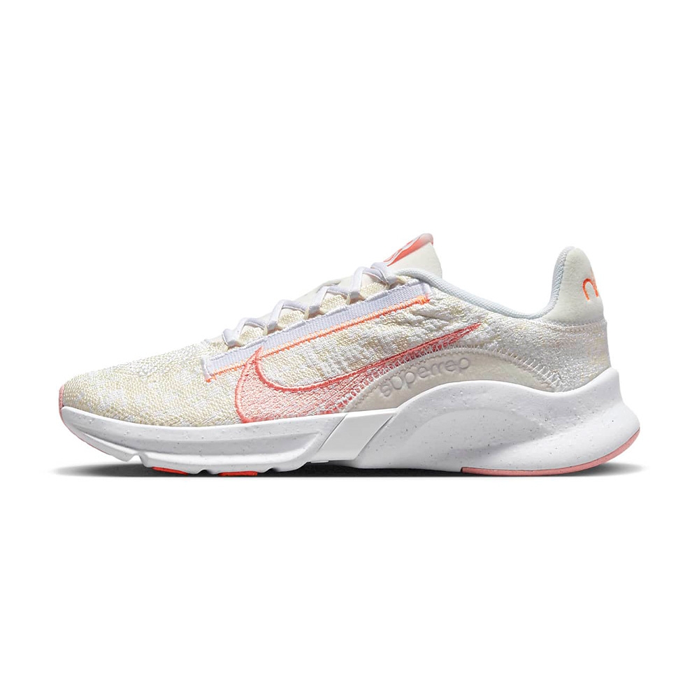 Nike SuperRep Go 3 Next Nature Flyknit 女鞋 白色 粉色 運動 訓練鞋 DH3393-101