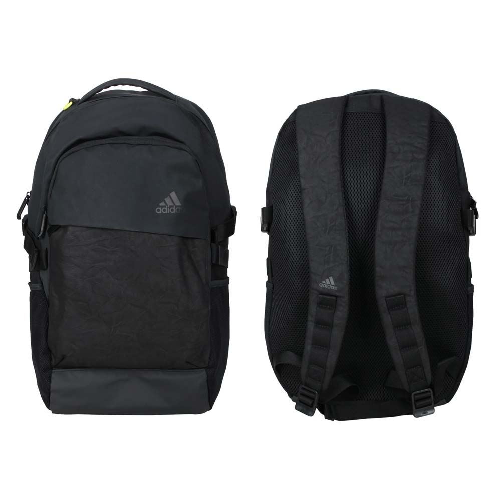 ADIDAS 後背包-雙肩包 肩背包 旅行包 愛迪達 25.75L GN9856 黑芥末綠