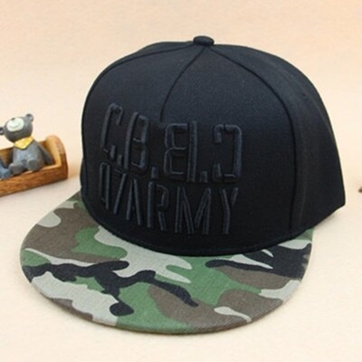 米蘭精品 鴨舌帽嘻哈帽-迷彩時尚休閒平簷遮陽防曬情人節生日禮物男女帽子73ep56