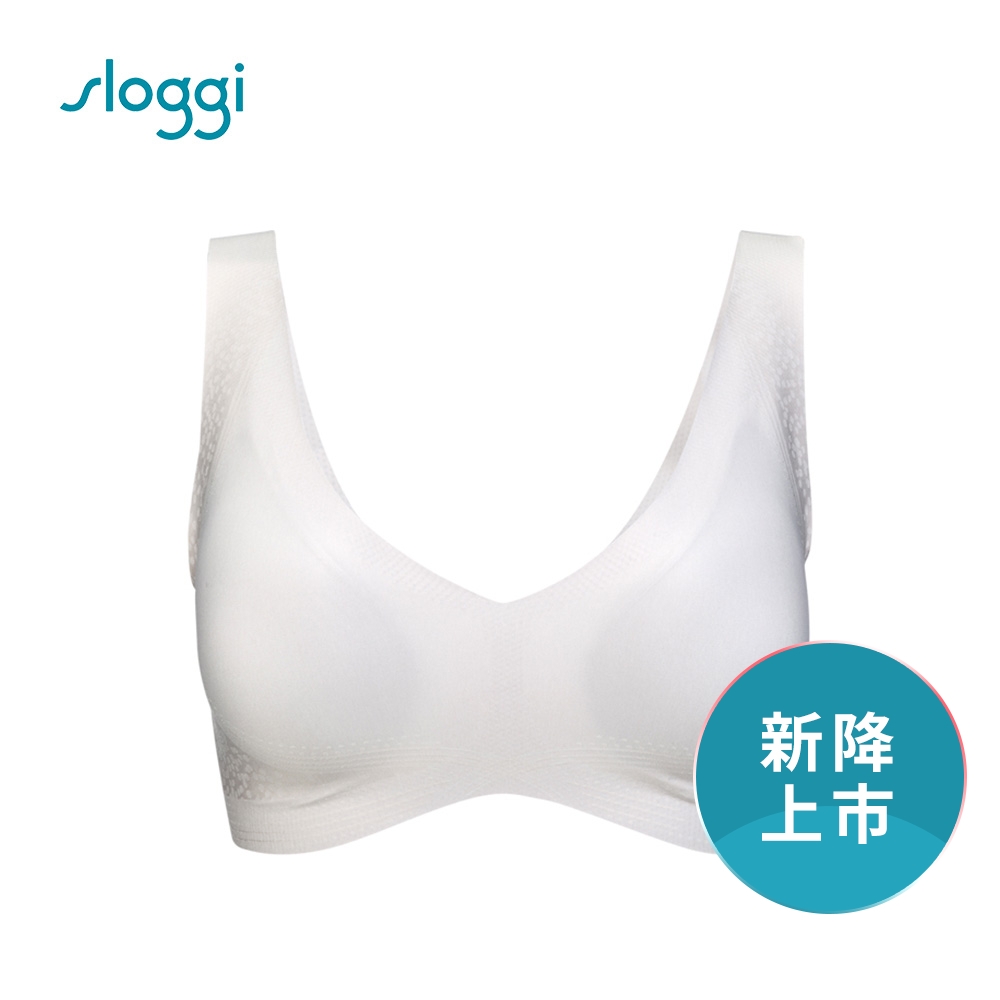 sloggi ZERO Feel Soft Bra 零感後扣式V領內衣 迷霧灰 88-277 HC