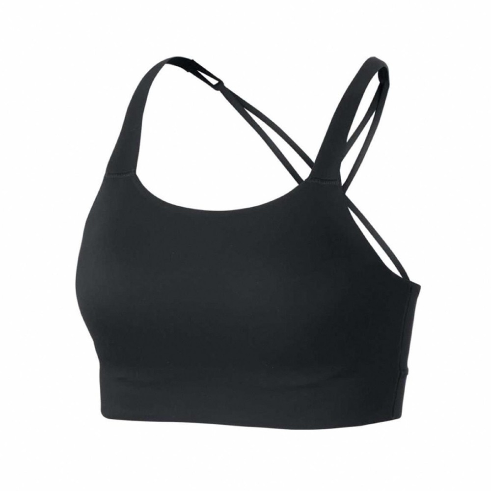 Nike 運動內衣 Swoosh Luxe Bra 女款 中度支撐 Dri-FIT 吸濕排汗 快乾 黑 CJ0545010