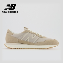 New Balance 中性復古運動鞋 奶茶色