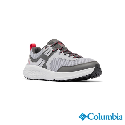 Columbia 哥倫比亞 男款-防潑抗髒輕量休閒健走鞋-灰色 UBM66050GY/IS