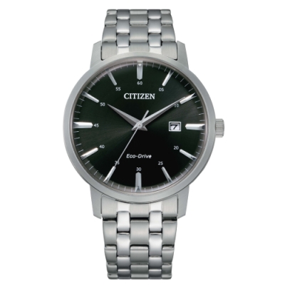 CITIZEN 質感簡約三針光動能時尚腕錶BM7460-88E