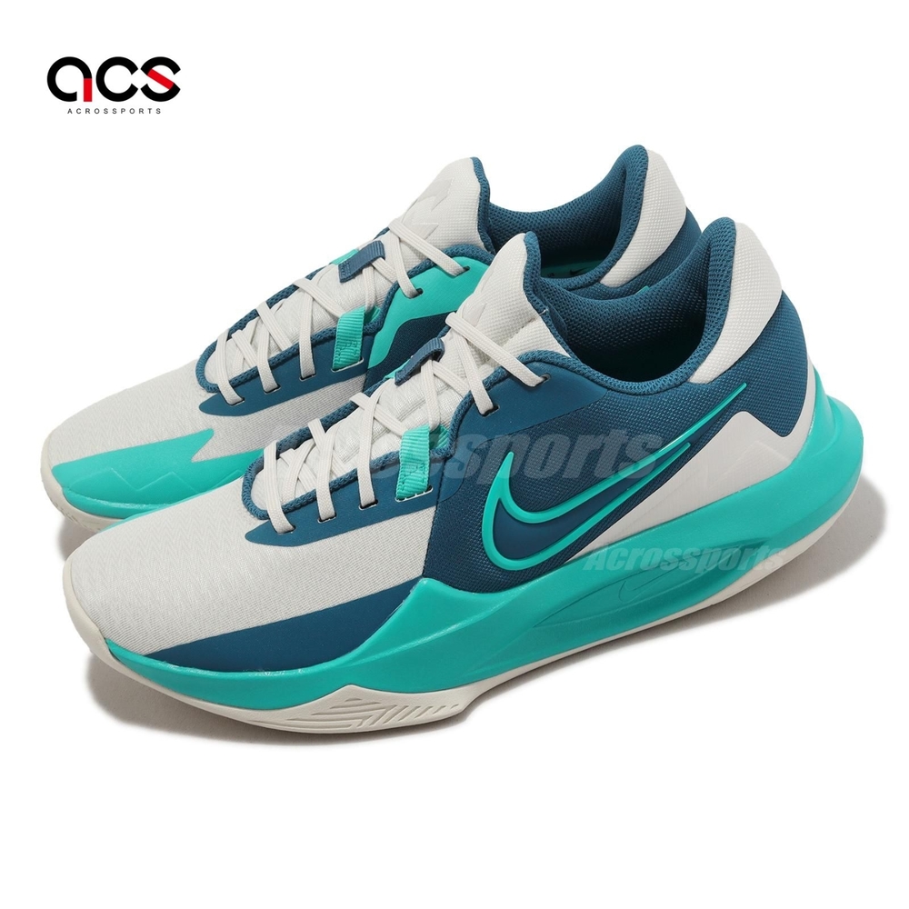 Nike 籃球鞋 Precision VI 藍 白 男鞋 低筒 實戰 運動鞋 DD9535-008