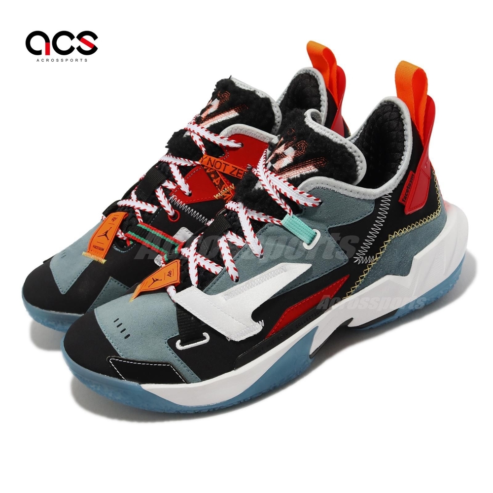 Nike 籃球鞋 Jordan Why Not Zer0.4 PRM PF 男鞋 藍 黑 橘 聯名款 DC3664-001