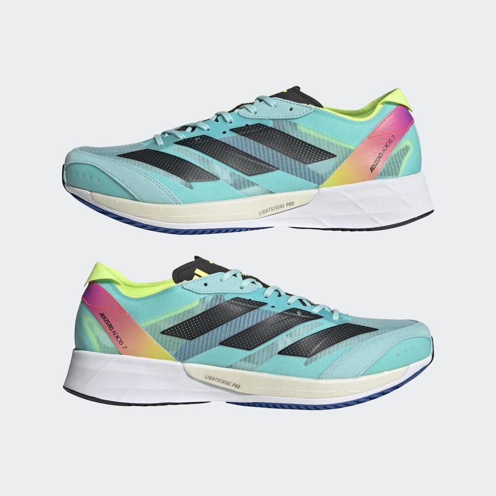 Adidas Adizero Adios 7 WC [HQ3510] 男慢跑鞋運動訓練比賽路跑緩震藍