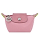 LONGCHAMP LE PLIAGE GREEN系列撞色再生尼龍水餃零錢包(花瓣粉) product thumbnail 1