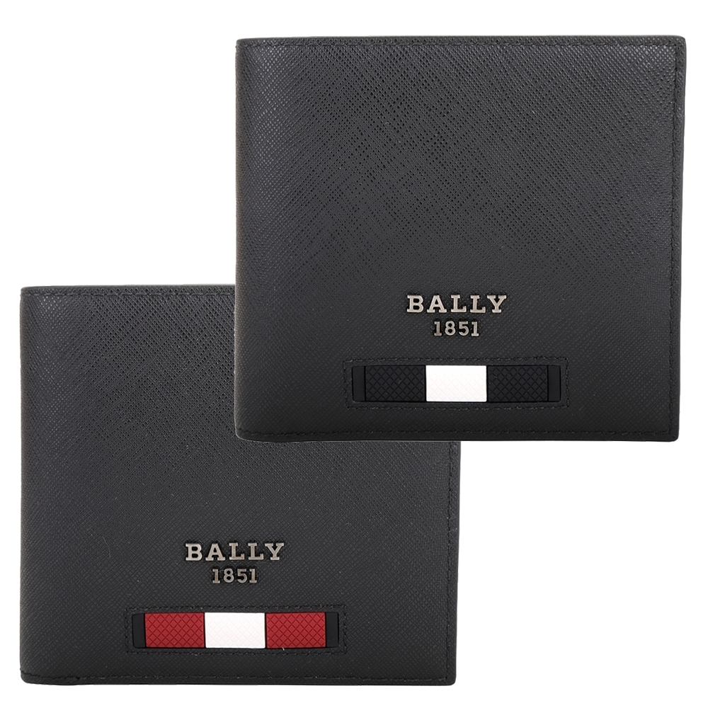 BALLY [專櫃$8200] 牛皮八卡對折短夾-2色可選