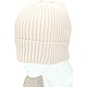 MARELLA CALCIO 羊毛絨混紡米杏色反褶羅紋針織帽 product thumbnail 1
