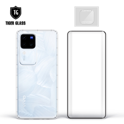 T.G vivo V30 Pro 5G 手機保護超值3件組(透明空壓殼+3D鋼化膜+鏡頭貼)