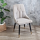 Boden-奧瑞工業風米色耐刮皮革餐椅/單椅-50x56x92cm product thumbnail 1
