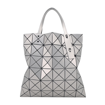 ISSEY MIYAKE 三宅一生 BAOBAO LUCENT系列6X6金屬感托特包-淺粉