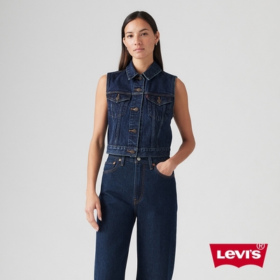 Levis 女款 經典無袖牛仔背心