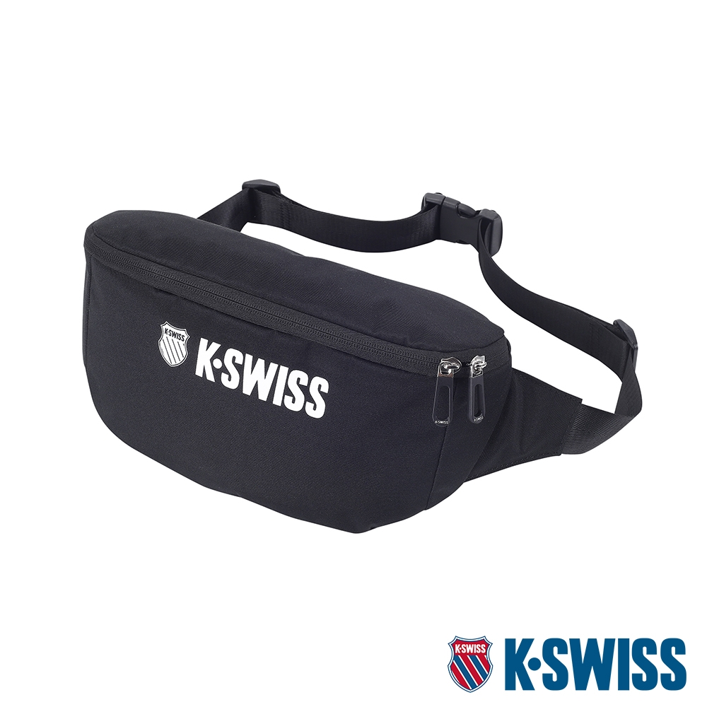 K-SWISS CT FANNY BAG休閒運動腰包-黑