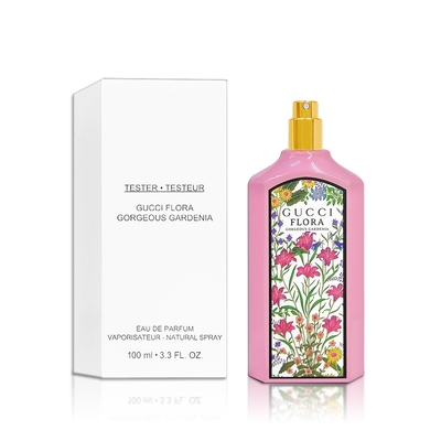 GUCCI 華麗梔子花女性淡香精 100ML TESTER 無蓋 環保包裝