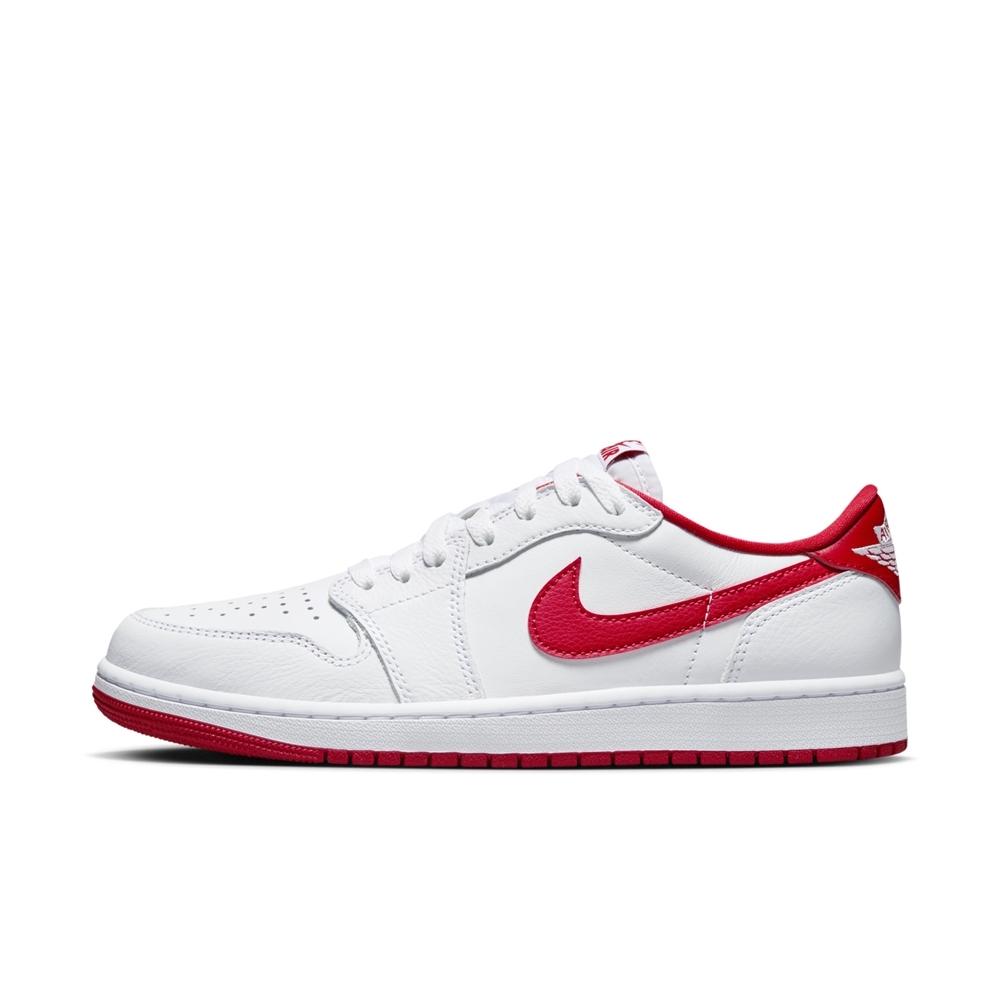 NIKE AIR JORDAN 1 RETRO LOW OG 男休閒運動鞋-白紅-CZ0790161 | 休閒