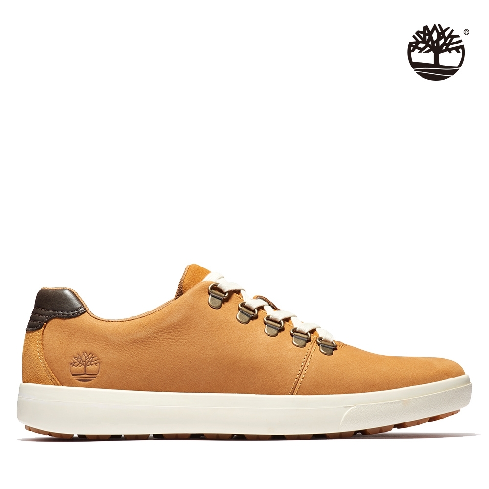 Timberland 男款小麥黃磨砂革記憶鞋墊綁帶牛津鞋|A23S2