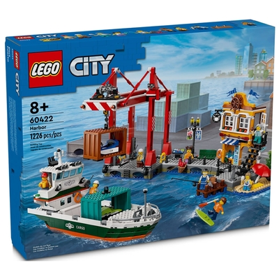 樂高LEGO 城市系列 - LT60422 濱海港口和貨船