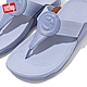 【FitFlop】WALKSTAR FINESTRIPE WEBBING TOE-POST SANDALS經典復刻LOGO夾腳涼鞋-女(薰衣草紫) product thumbnail 1