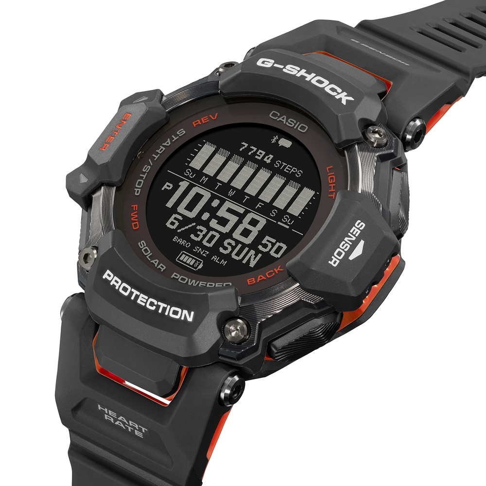 CASIO卡西歐 G-SHOCK 心率偵測 GPS功能 藍牙 太陽能電力 援多種運動 輕量升級 運動系列 GBD-H2000-1A_52.6mm |  G-SHOCK | Yahoo奇摩購物中心