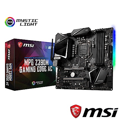 MSI微星 MPG Z390M GAMING EDGE AC 主機板