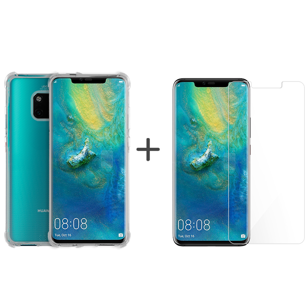 Metal-Slim HUAWEI Mate 20 Pro 防摔殼+防爆膜組合