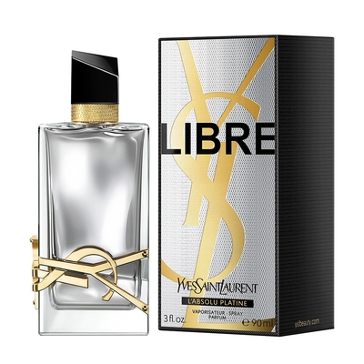 YSL 聖羅蘭 LIBRE L Absolu Platine 自由不羈冷冽鉑金女性淡香精 90ml