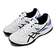 Asics 排球鞋 GEL-Task 2 女鞋 白 藍 黑 緩震 室內運動 羽桌球 亞瑟膠 亞瑟士 1072A038104 product thumbnail 1