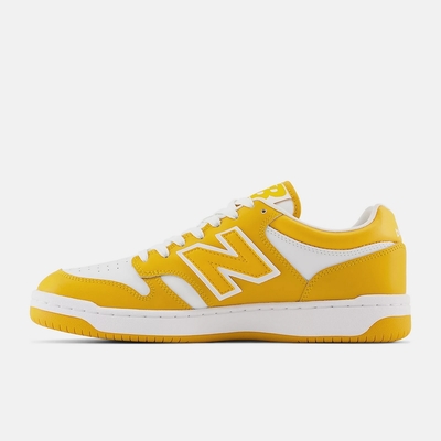 New Balance 480系列 男女 運動休閒鞋-黃色-BB480LWA-D