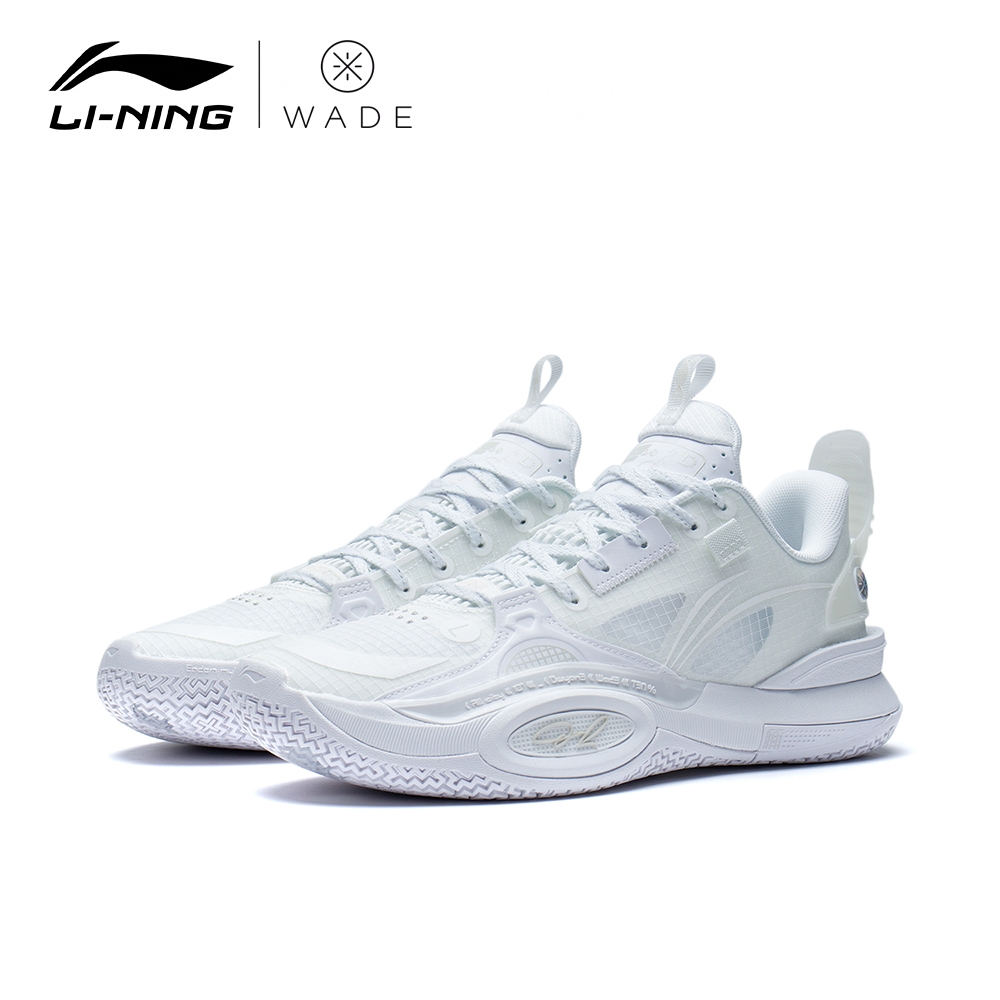 【LI-NING 李寧】韋德 ALL CITY 10 男子 減震 籃球鞋 白/灰 ABAS019-4