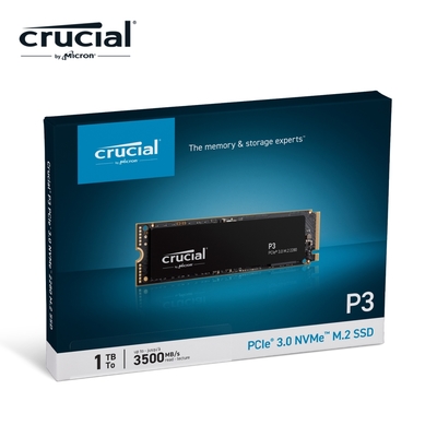 Micron Crucial P3 1000GB ( PCIe M.2 ) SSD