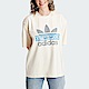 Adidas Tee KS IU4760 女 短袖 上衣 T恤 亞洲版 經典 三葉草 休閒 聯名款 棉質 舒適 米色 product thumbnail 1