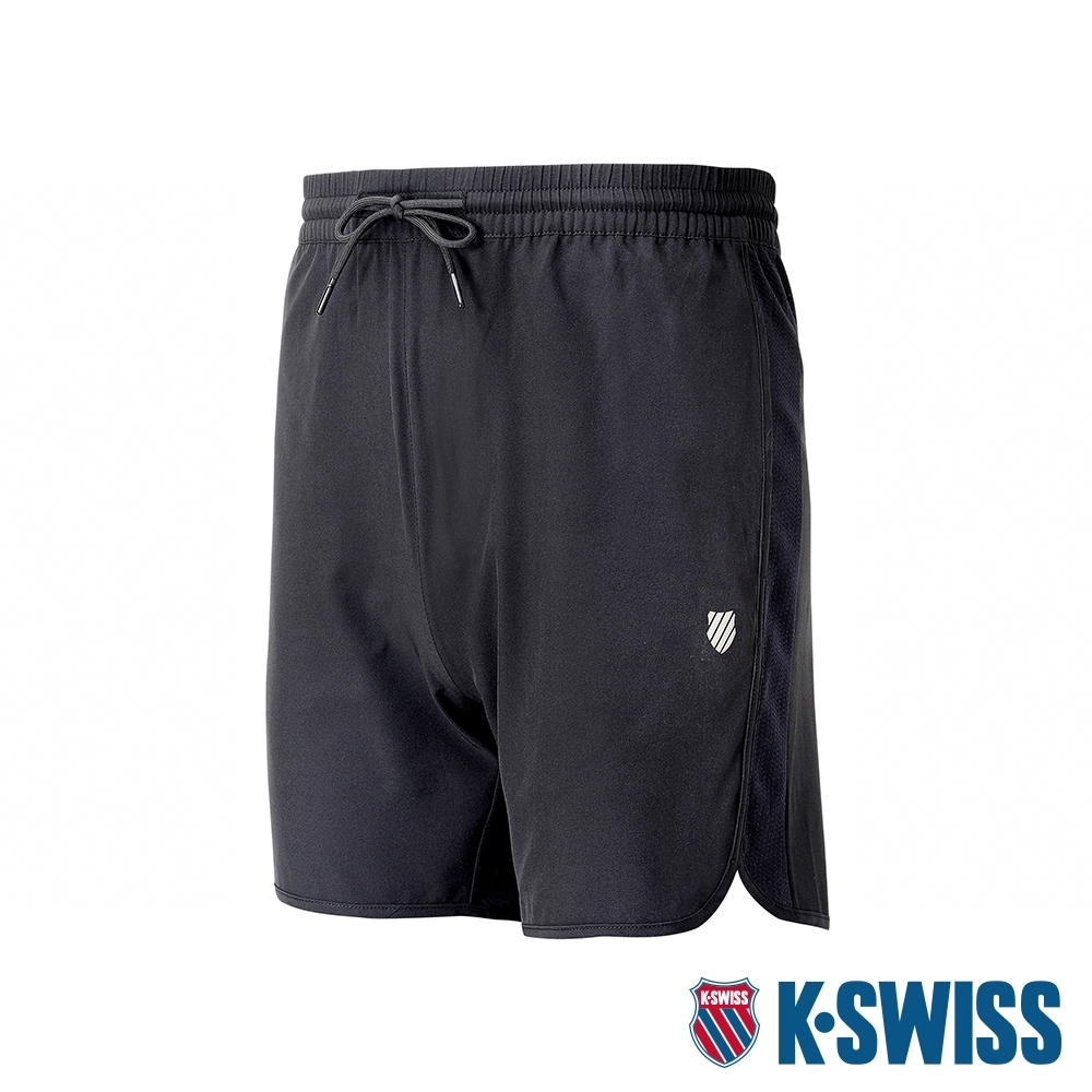 K-SWISS PF Woven Short W/Mesh運動短褲-男-黑